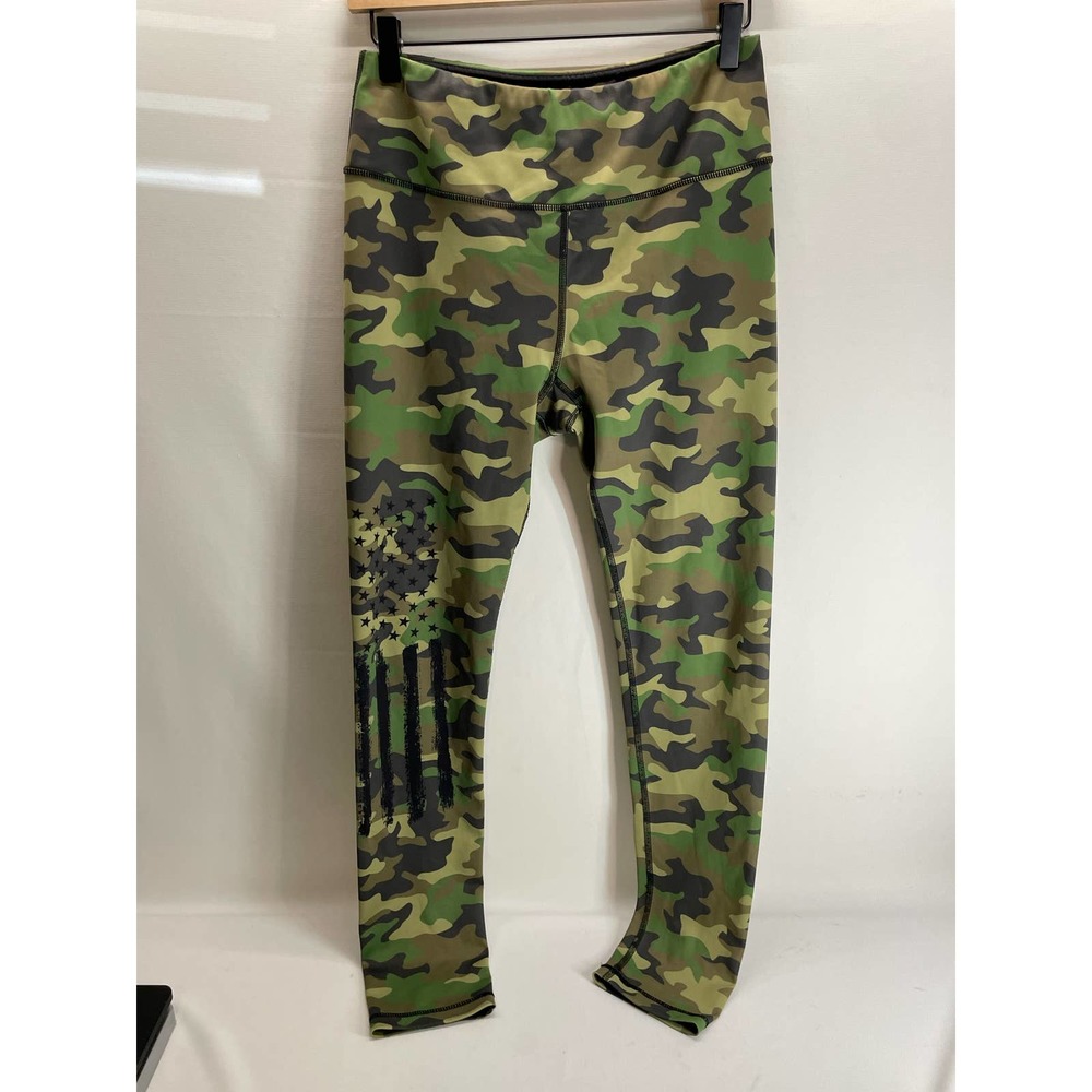 Miami Fitwear Camo Leggings 7/8 Ankle Size Large